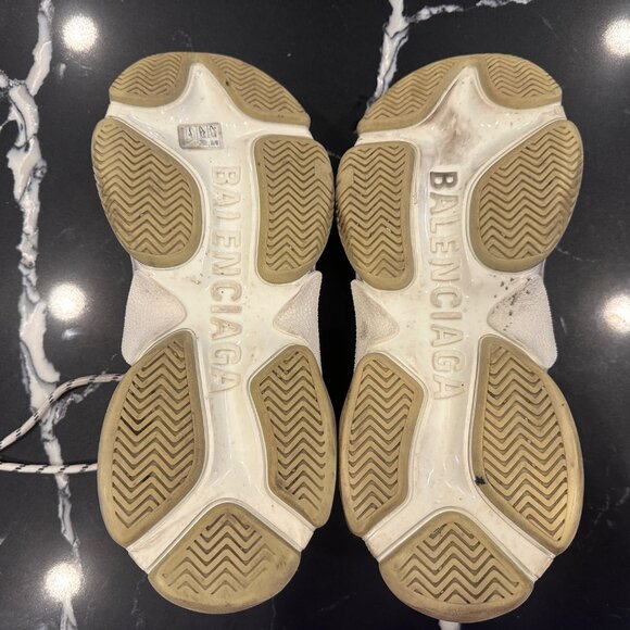 Gucci x Balenciaga The Hacker Project Triple S Beige Green Yellow - Size 42- US9 - Picture 10 of 13